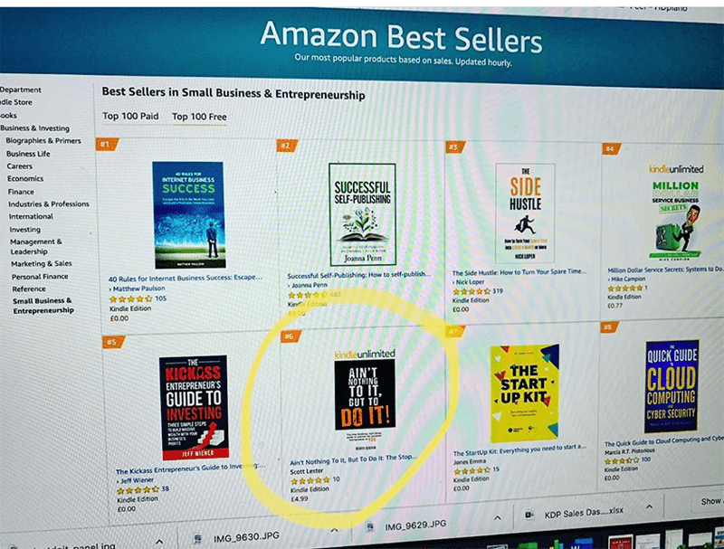 Ain't Nothin To It, But To Do It goes into TOP 6 on Amazon Best Seller list.